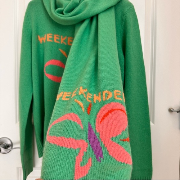 Max Mara Weekend label-cut 100% Cashmere Scarf Size: OS Winter/ Spring - Picture 9 of 9